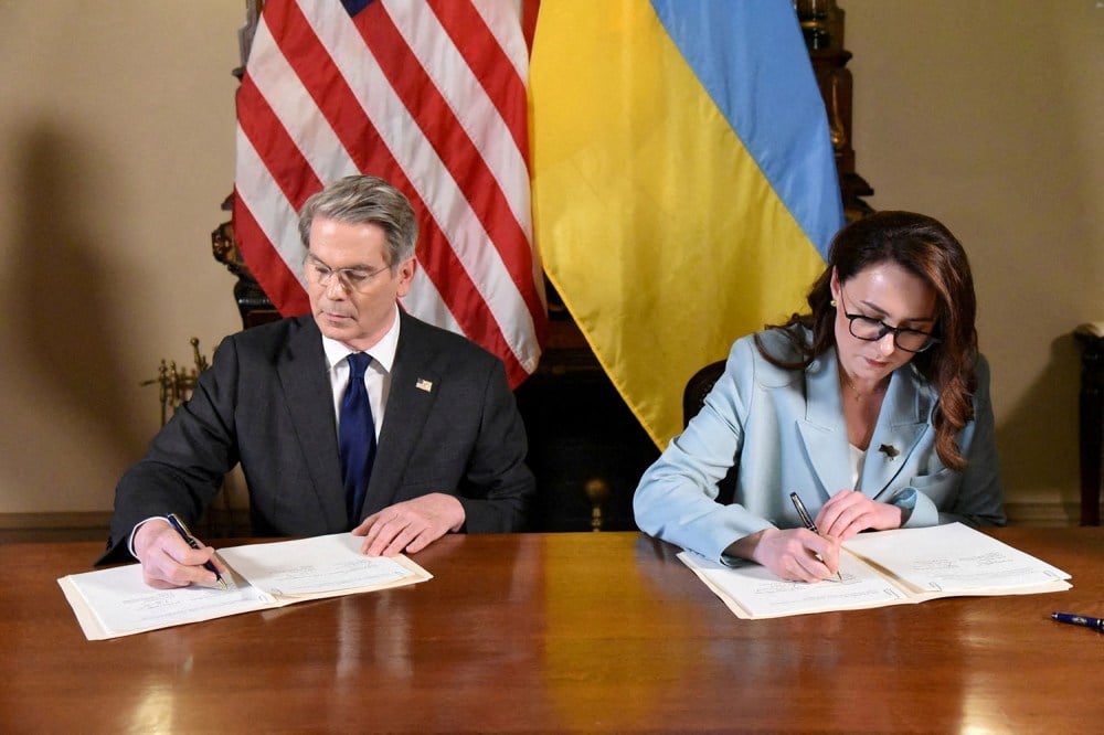 Jungtinės Valstijos ir Ukraina pasirašo kritinių mineralų susitarimą