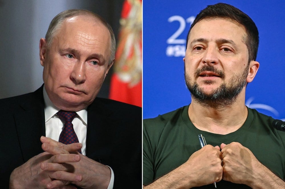 Rusija, Ukraina, kad galėtų derėtis dėl paliaubų, sako Trumpas