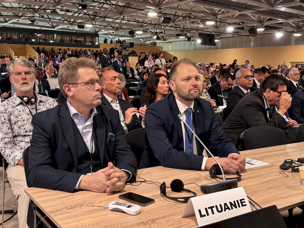 Jungtinių Tautų konferencijos Lietuvos atstovai aptaria vandenynų apsaugą