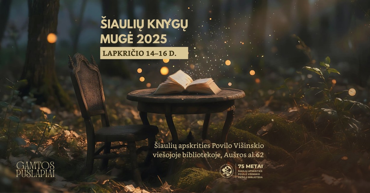 Šiaulių knygų mugė 2025 [PROGRAMA]