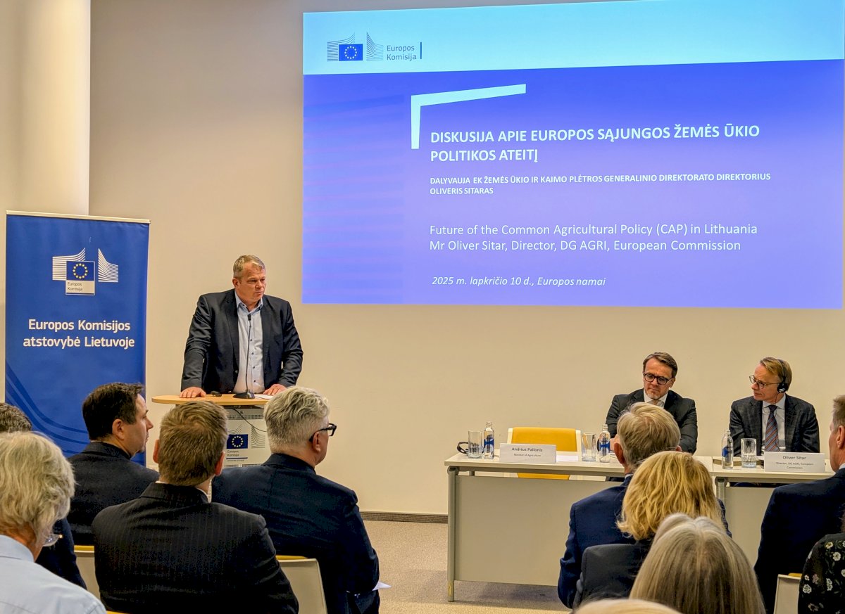 Diskusijoje apie Europos Sąjungos žemės ūkio politikos ateitį Lietuvos pozicija aiški