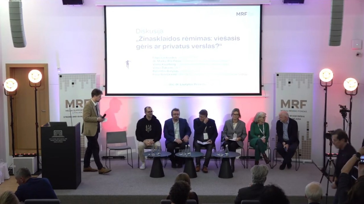 Tarptautinėje konferencijoje – dėmesys žiniasklaidos tvarumui ir gerosioms praktikoms [+konferencijos įrašas]