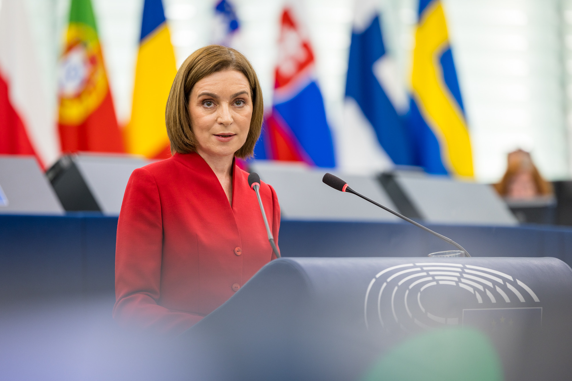 Moldovos prezidentė pareiškė balsuosianti už prisijungimą prie Rumunijos referendume