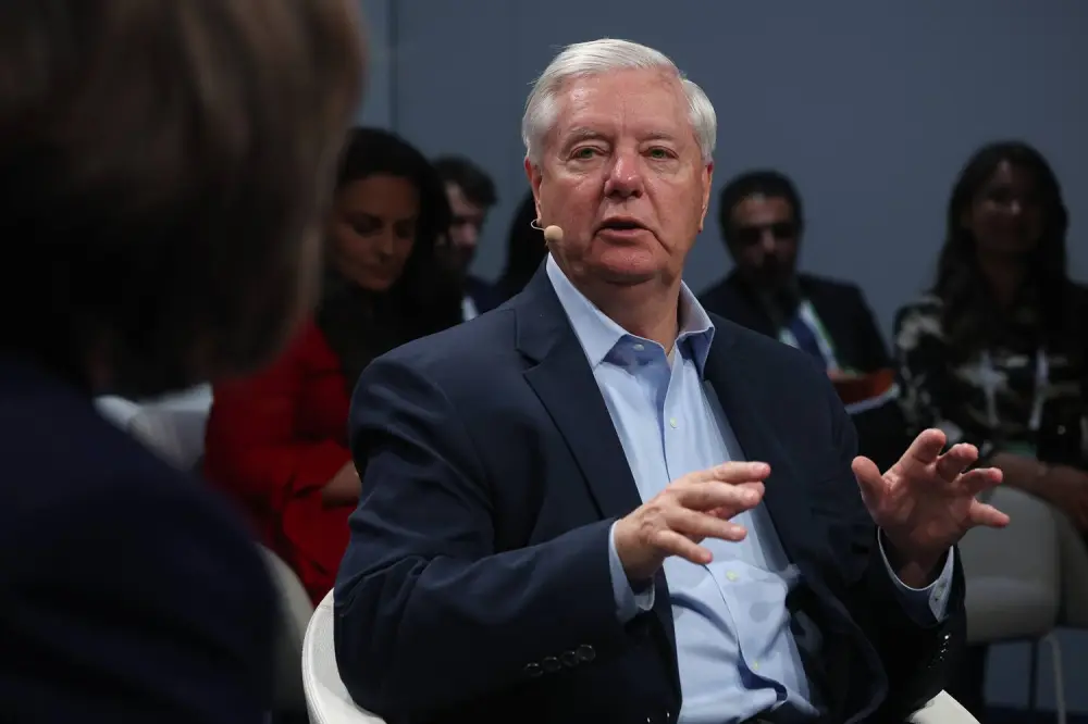 JAV senatorė Lindsey Graham sako, kad Rusija „nėra rimta“ dėl taikos susitarimo su Ukraina