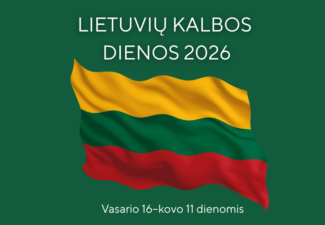 Lietuvių kalbos dienos 2026! Joms paminėti – renginiai bibliotekoje! [+programa]